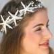 Starfish Crown, Beach Wedding Headpiece, Mermaid Costume Headband, Wedding Headpiece, Halloween Costume