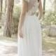 Ivory Bohemian Wedding Dress Beautiful Lace Wedding Long Gown Boho Gown Bridal Gypsy Wedding Dress - Handmade by SuzannaM Designs - New