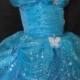 w/tiara little girls sz. 6 CINDERELLA DRESS with BUTTERFLIES cinderella ball gown flower girl dress princess dress