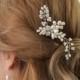 Pearl Bridal Hair Comb, AVA Hair Comb, Bridal hairpiece, Wedding hair accessories, Bridal Headpieces,