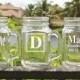 Personalized Mason Jar - Groomsmen gift, Bridesmaid gift, Wedding party gift - Engraved - Customized - Monogrammed for Free