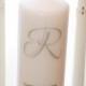 BLING Personalized Unity Candle Set with Monogram, wedding candles, weddings, wedding decorations