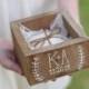 Personalized Ring Bearer Pillow Box Country Barn Wedding Decor Morgann Hill Designs (Item Number MHD100014)