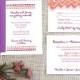 Circus Wedding Invitation & RSVP Postcard Suite By Peachwik - Peachwik Petites - PP2 - Affordable Invites - whimsy wedding invites