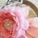 Pink Blush Floral Dog Collar, Pet Wedding Accessory, Pink Lovers, Dog Birthday Accessory, Pink, Blush and Pearls