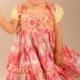 Girl's Ruffled Dress, Toddler Dress, Baby girl dress, Flower Girl Dress, children clothing, kids dresses, pink, sizes 12-18 mos and 2 / 3