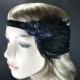 Great Gatsby Headpiece, The 1920's Headband, Gatsby Headband Art Deco Headpiece, Wedding Flapper Headband, Bridal Party, Gatsby Event