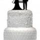 Bride and groom cake top, Wedding cake topper,  bride and groom wedding cake top,  acrylic wedding cake top,  silhouette wedding cake topper