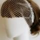 SALE ~ Birdcage Veil Rhinestone Headband, Bridal headpiece, Wedding Headband, Veil, Wedding Hair Accessory