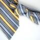 Yellow and gray tie, ring bearer outfit, boys wedding outfit, boys tie, toddler neck tie, baby boy bow tie, little boy tie, kids ties