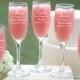 9 Personalized Champagne Glasses, Custom Engraved Toasting Glasses, Bridesmaids Wedding Gift, Bridesmaid Champagne Flutes, Personalized Gift