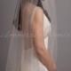 Tulle Bridal Veil Single Layer, Wedding Veil, Available in Many Lengths and Colors