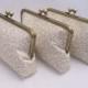 Gold Wedding Clutch for Bridal Party Gift, Wedding Party Gift for Bridesmaids- Design your Own in Various Colors