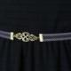 Bridesmaids Belt -  Bridesmaid Accessories - Gray Belt - Waist Belt - Gold Belt - Wedding Accessories - Evening Dress Belt