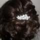 bridal hair comb, wedding accessory, bridal accessory, rhinestone hair comb, pearl hair comb, bridal headpiece, bridal hairpiece, hair comb