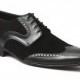 Mens Black Suede Leather Formal Lace up Shoes - Zapprix.com