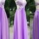 2014 Real Images Lavender Long Prom Dresses with Sweetheart Lace Applique Sequins Backless Bridesmaid Party Gowns 2015 Evening Dresses Online with $91.92/Piece on Hjklp88's Store 