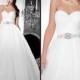 Dreams 2014 Gorgeous Ball Gown Sweetheart Strapless Beaded Belt Wedding Dresses Lovely Bridal Dress Online with $112.08/Piece on Hjklp88's Store 