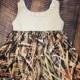 Mossy Oak Flower Girl dress, Grass Blades, Camouflage, Rustic Wedding, Girls Toddler Dress Size 12/18 months 2t 3t 4t 5 6 7/8