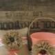 Flower Girl Basket Ring Bearer Pillow Shabby Chic Wedding Rustic Wedding Coral