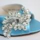 Wedding Shoes - 100 Colors - Peep Toes - Swarovski Crystal - Choose Heel Height - Bling Bridal Shoe - Custom Color Wedding Shoes By Parisxox