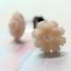 Size 4 2 0 00 Sakura Blossom Flower Plugs Blush Pink Gauges for Stretched Ears 4g 2g 0g 00g Body Jewelry Wedding Bridal