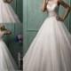 Hot Selling A Line Wedding Dresses With Lace Appliques Buttons On Back Sheer Jewel Neck Amelia Sposa Bridal Gowns Court Train Custom Online with $111.27/Piece on Hjklp88's Store 