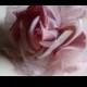 SALE Silk and Organza Rose in Rose Pink for Bridal, Bouquets, Hats MF 137 -  5289