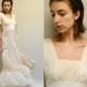 Folk Weddingl Dress  //  Cotton Wedding Dress  //  WOODLAND FAIRY