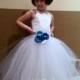 Flower girl dress/ Vintage flower girl tutu dress/ Junior bridesmaids dress/ Flower girl pixie tutu dress/ Rhinestone tulle dress