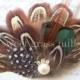 Feather Headband - PEMBERLEY BELLE - Pheasant & Guinea Feathers - Choose Headband or Clip