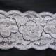 Vintage Extra Wide Beige Floral Lace  - 5.5 Inches Wide - By the Yard  #012