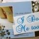 I Do, Me too shoe sticker for Bride and Groom wedding shoes.  2 Something  blue decal for wedding
