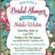Tropical Bridal Shower Invitations - Printable Hawaiian Bridal Shower Invites - Hawaii Tropical Flowers - Colorful Bridal Shower Invitation