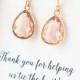 Confettti Peach Coral Earrings Dangle Earrings Bridesmaid Gifts Bridal Jewelry Drop Earrings Jewelry Accessories Bridesmaid Set