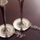 Fun Wedding Gifts, Sweetheart Table Decor, Wine Glass Charm Set