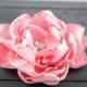 Baby Pink Satin Dog Collar Flower - Wedding Accessory for Pets