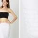 SALE Solid White Ruffle Slip Dress Extender - All Sizes