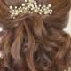 Pearl Crystal Bridal Hair Pins, Customised Wedding Hair Accessories, Prom Hair Clips, Graduation Hair Pins, Formal Hair Pins