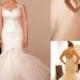 2015 Wedding Dresses Sheer Neckline Appliques Detachable Skirt Mermaid Tulle Court Train Bridal Dresses Dhyz 01 Online with $211.84/Piece on Hjklp88's Store 