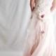 Wedding dress,Fairy wedding dress,Blush pink wedding dress, lace wedding dress, romantic wedding dress, wedding gown, romantic wedding dress