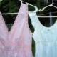 Vintage Cotton Prairie Nightgowns - Pink or White