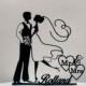 Custom Wedding Cake Topper - Mr & Mrs Personalized with Last Name