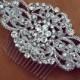 Rhinestone Wedding Hairpiece - Vintage Rhinestone Haircomb - BEST SELLER