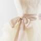 Bridal Sash - Romantic Luxe Satin Ribbon Sash - Wedding Sashes - Light Taupe - Bridal Belt