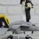 F14 fighter pilot combat plane custom wedding cake topper decoration