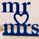 Wedding Cake Topper Mr and Mrs with Heart