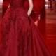 Taylor Swift Goes All Out In Huge Scarlet Gown At The CMAs