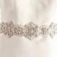 Wedding dress sash - Giocia Ivory and White - 28 inches (Made to Order)