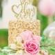 Wedding Cake Topper Best Day Ever Floating Topper Glitter Wedding Engagement Shower Cake Topper (Item - BDE900)